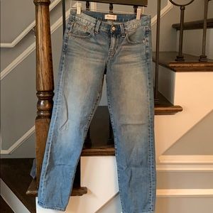 Madewell 8” rise Boyjean, size 24